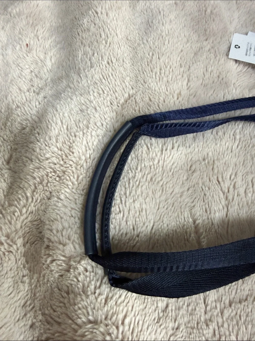 kate spade Navy Striped Tote multicolor stripes and includes detachable pouch